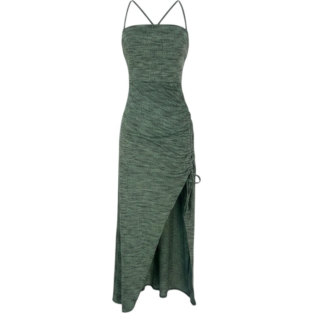 Petal + Pup Maxi Dress‎ Medium Ribbed Knit Boho Earthy Festival Fairy Grunge